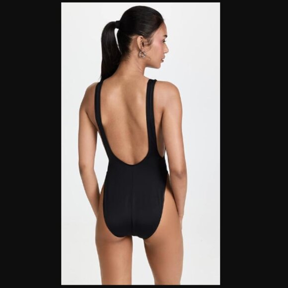 NWT Norma Kamali Womens Marissa One Piece Swimsuit, sz Small - Picture 5 of 14